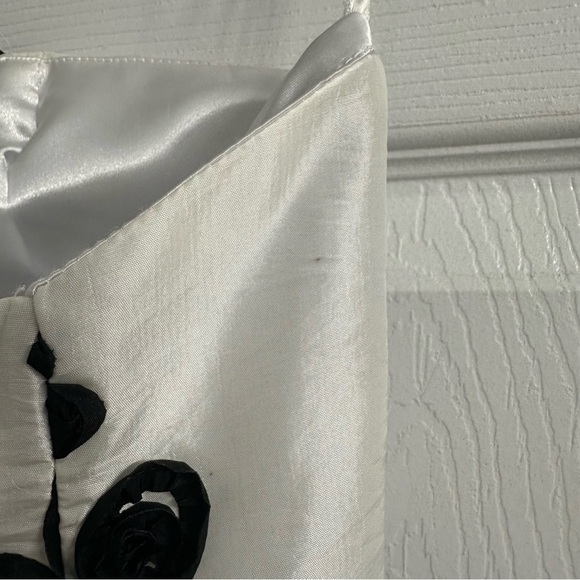 Jessica McClintock Dress Strapless Tulle Masquerade Monochrome Mini Size 2 - Picture 7 of 12